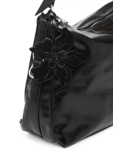 Pandantiv Desigual cu model floral negru