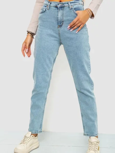 Джинси мом Ager блакитний