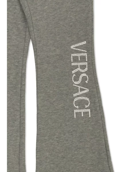 Spodnie dziecięce Versace szare