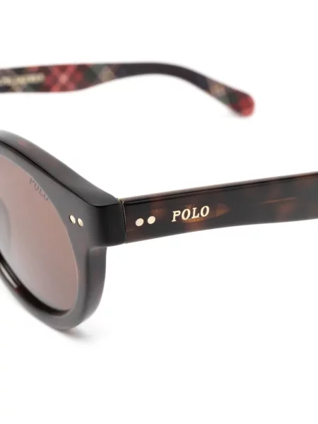 Kulaté sluneční brýle Polo Ralph Lauren modré