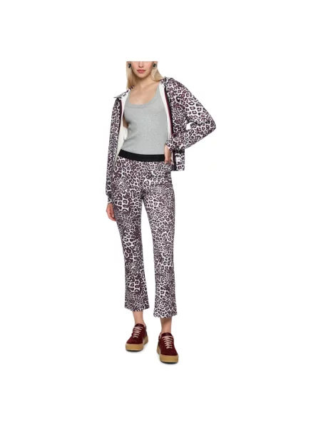 Marc Cain Spodnie Frederica rot białe