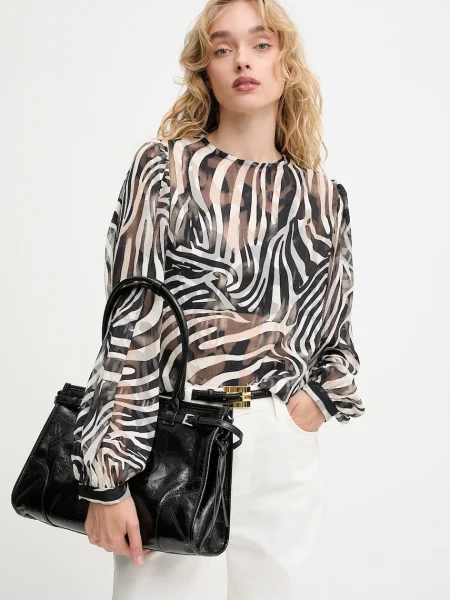 Bluza Answear.LAB za žene s uzorkom bež