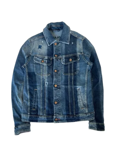 Viseltes hatású farmer dzseki R.d.d. By Jack Jones kék