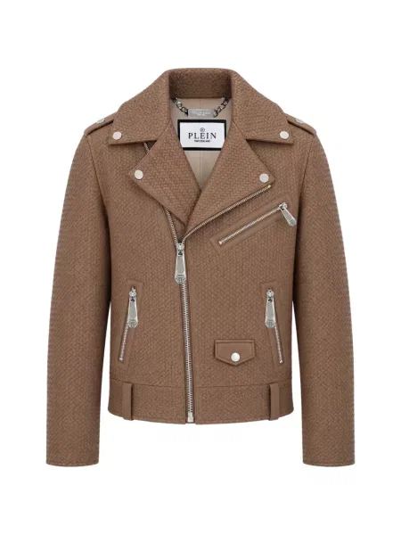 Geanta de piele Philipp Plein maro