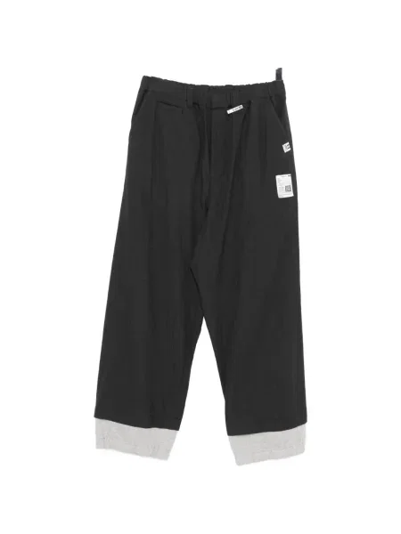 Pantaloni Maison Mihara Yasuhiro de lână negru