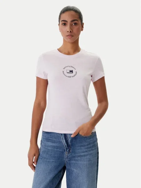 Tommy Jeans Tricou roz