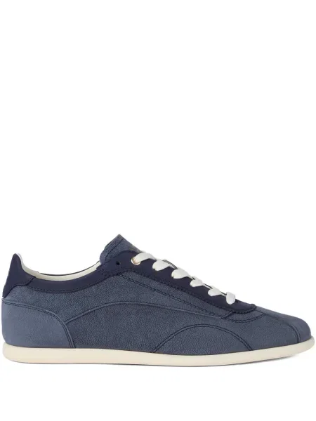 Sneakerși Brunello Cucinelli din piele de căprioară albastru