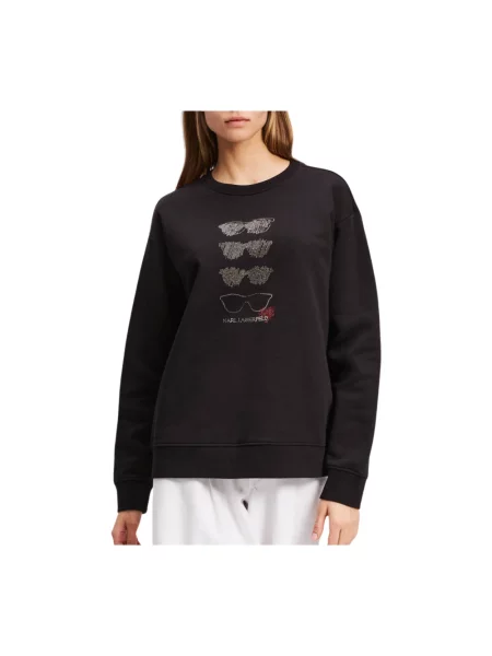 Karl Lagerfeld Bluzy Kobieta XS Okulary RS Sweatshirt czarny
