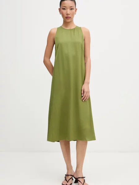 Marc O'Polo rochie de vară din vâscoză verde