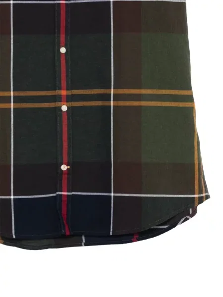 Karirana košulja Barbour karirani zelena