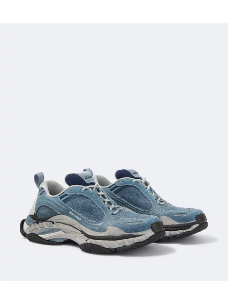 Sneakerși Balenciaga Triple S albastru