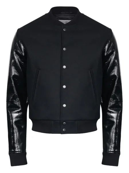 Geanta de piele Mm6 Maison Margiela negru