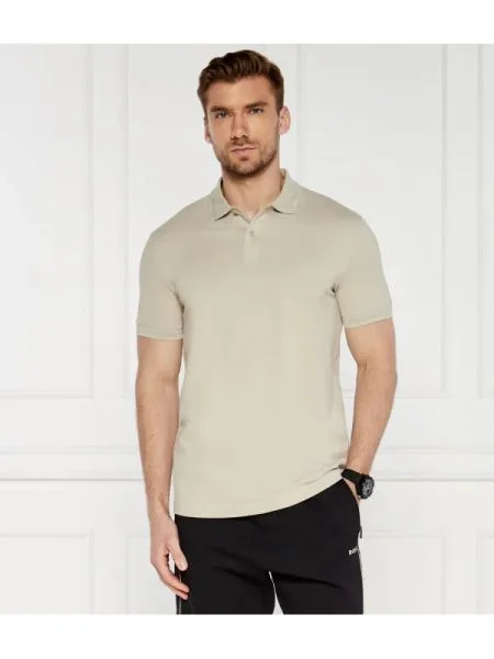 BOSS GREEN Polo Pio 1 | stretch verde