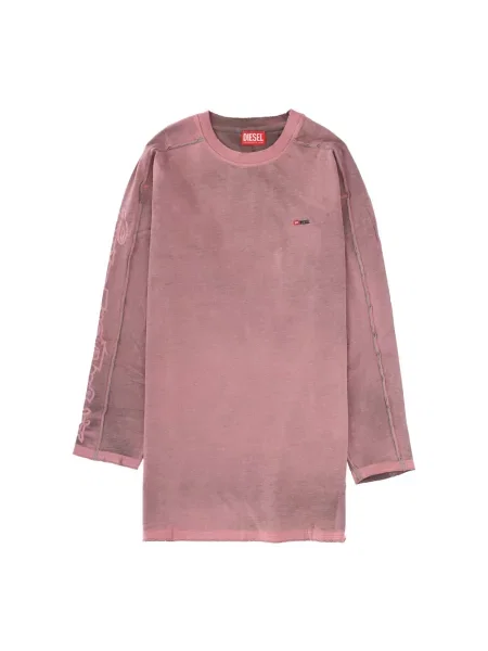 Sukienka mini Diesel różowa