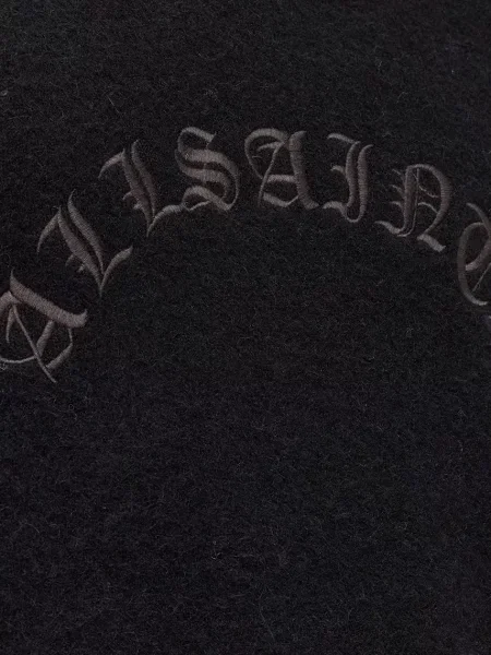 Шерстяной легкий свитер Allsaints черный