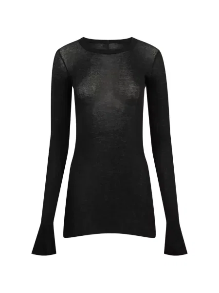 Lung tricou Rick Owens negru