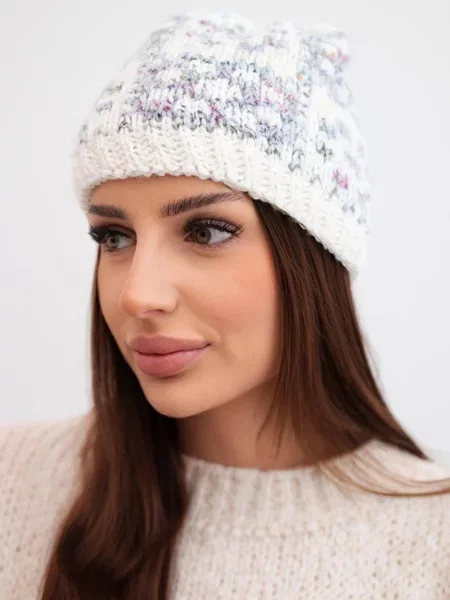 Căciulă Kesi de cristal alb