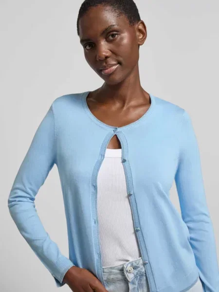 Liu Jo Sweter Z Błyszczącą Przędzą blau