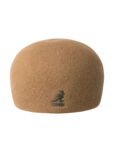 Lniana czapka Kangol brązowa