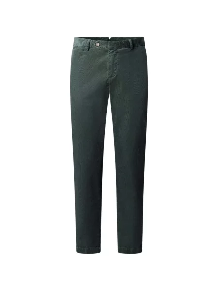 Pantaloni Hackett London de catifea cord verde