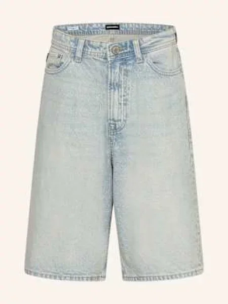 Jack&Jones Džínové Šortky Jjiron Jjoriginal Extra Baggy Fit blue denim modré