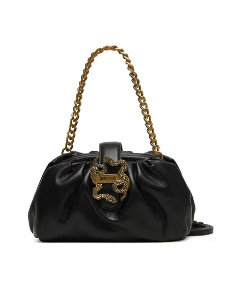 Just Cavalli torebka crossbody z imitacji skóry czarna