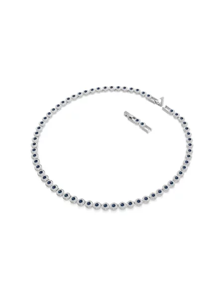 Naszyjnik Swarovski szary