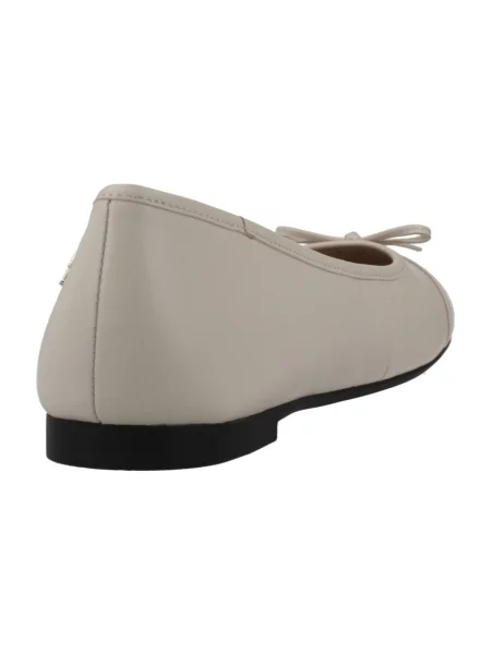 Tommy Hilfiger Balerini Hilfiger Smooth Lthr Ballet Écru alb