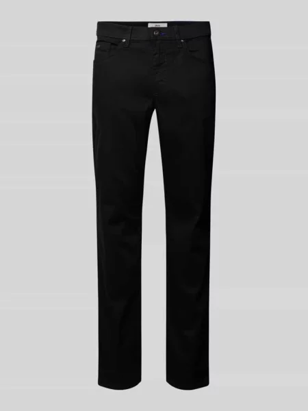 Jeansy o kroju regular fit z designem model CADIZ' Brax czarne