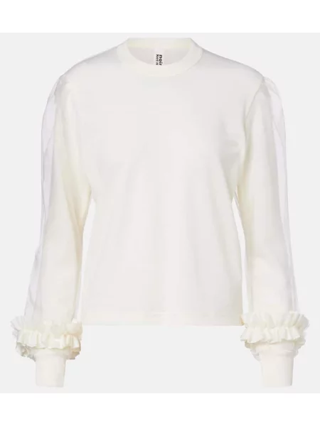 Pulover Noir Kei Ninomiya de lână alb