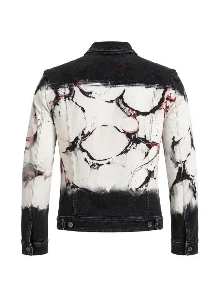 Geacă de blugi Dolce & Gabbana cu imagine alb