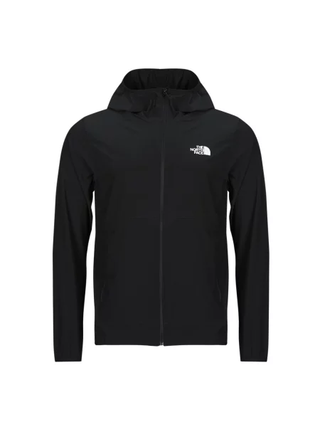 Geacă The North Face cu glugă negru