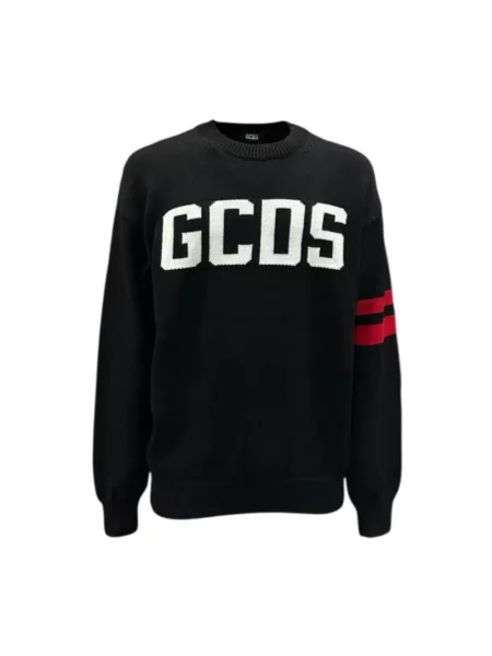 Dzianinowy sweter Gcds czarny