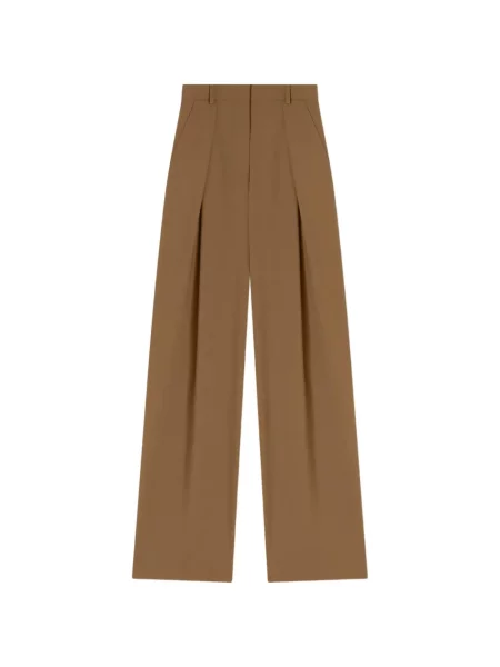 Pantaloni Retori de lână maro