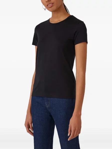 Tricou Sunspel scurt negru