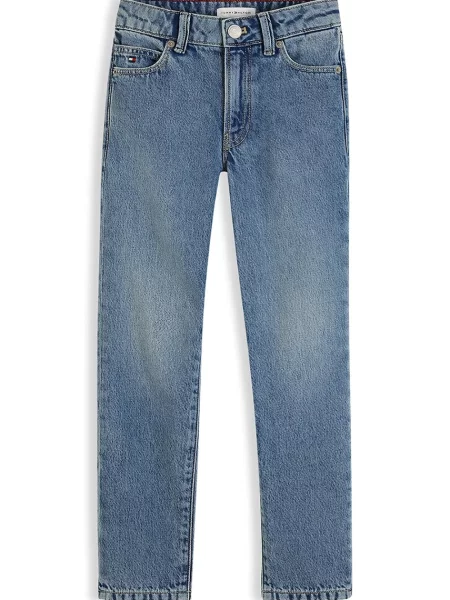 Tommy Hilfiger дънки regular за деца STRAIGHT синьо