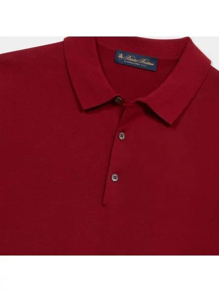 Koszulka polo Brooks Brothers czerwona