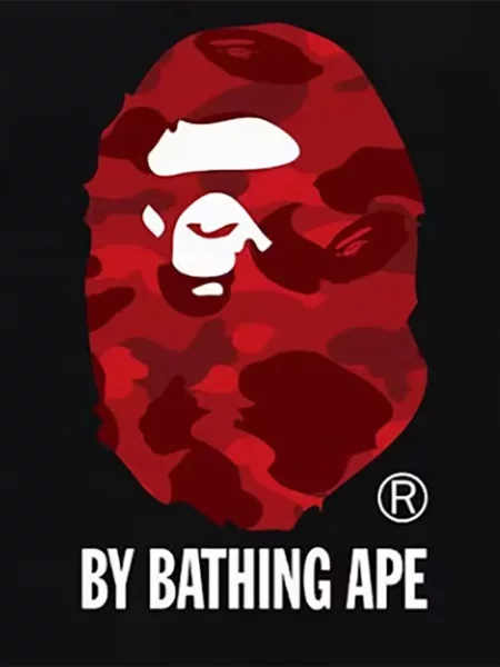 Tricou A Bathing Ape® cu imagine negru