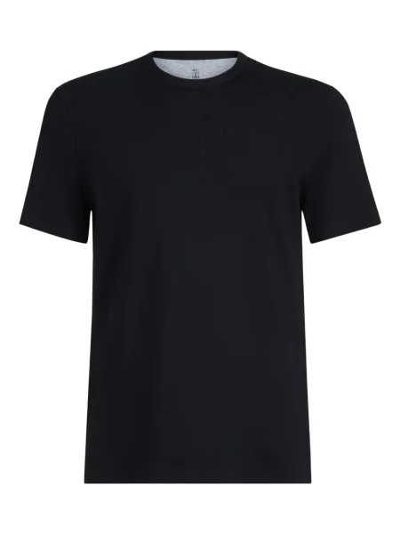 Tricou Brunello Cucinelli cu decolteu rotund negru