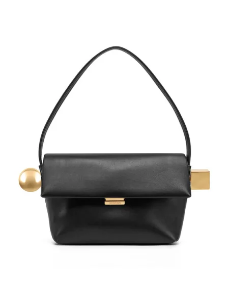 JACQUEMUS Torbica Le Rond Carre crna