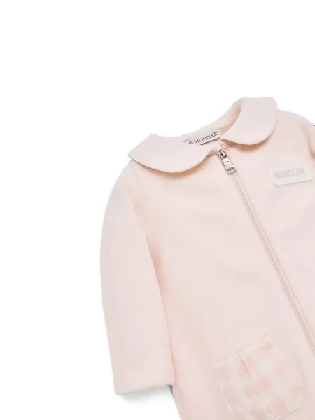 Bluza polarowa dziecięca Moncler Enfant różowa
