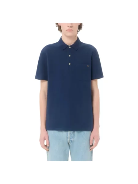 Koszulka polo Valentino niebieska