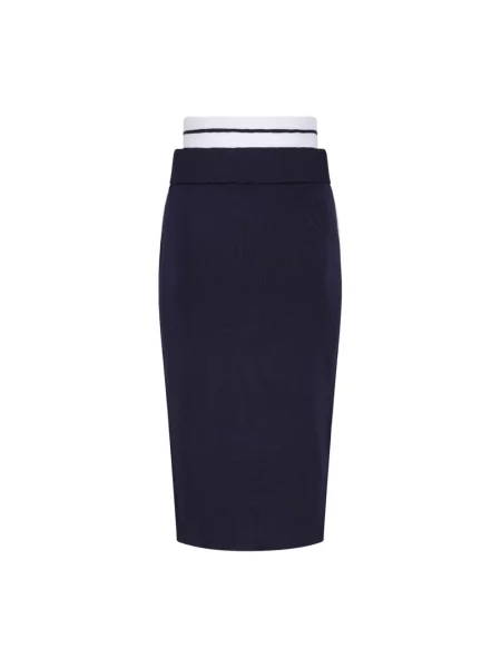 Midi spódnica midi Pinko niebieska