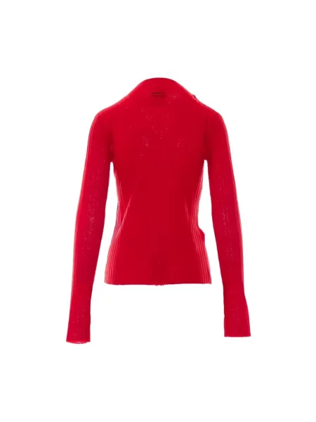 Sweter Pinko wełniany czerwony