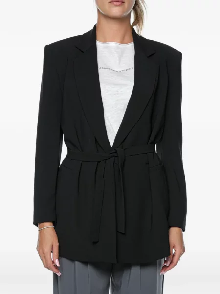 Cu centură sacou Armani Exchange negru