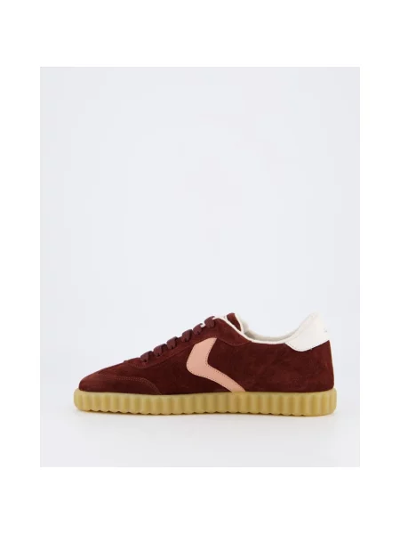 Sneakersy Voile Blanche zamszowe brązowe