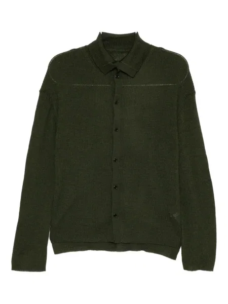 Cardigan Y's de lână verde