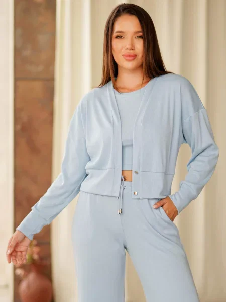 Жакет блакитний