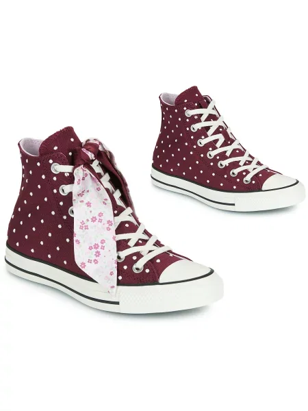 Členkové topánky Converse červená