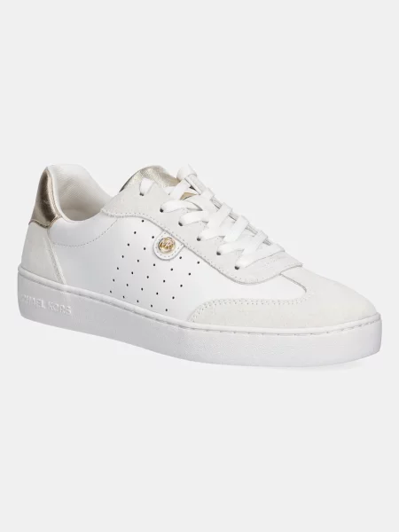 Кожени маратонки MICHAEL Michael Kors Scotty бяло